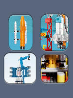Building Block Toy Micro Particle Assembly Puzzle Space Rocket Cool Desktop Decoration Model Gift Boy Toy - details 4