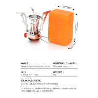 Estufa de Camping Ultraligera Mini Estufa de Gas con Utensilios de Cocina Plegables - details 8