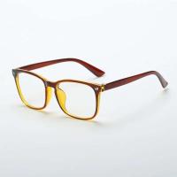 Gafas de conjunto completo para hombres y mujeres, cuadradas, neutrales, lisas, a la moda, gafas de protección contra la radiación óptica - details 6