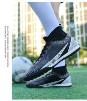 Zapatos de fútbol de marca para hombre, botas de fútbol de tobillo alto, calzado deportivo de entrenamiento, tacos cómodos, zapatillas de deporte FG/TF Match - details 26