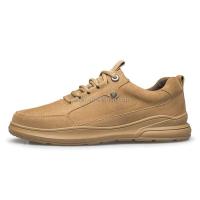 Piel de cerdo corta y regordeta de moda 2024, deportes casuales para hombres, zapatos de cuero para zapatos, pies para usar en Rusia - details 2