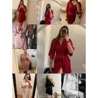 Bata de satén para mujer, lencería íntima, ropa de dormir sedosa, regalo de boda nupcial, bata de baño tipo kimono informal, camisón Sexy - details 1