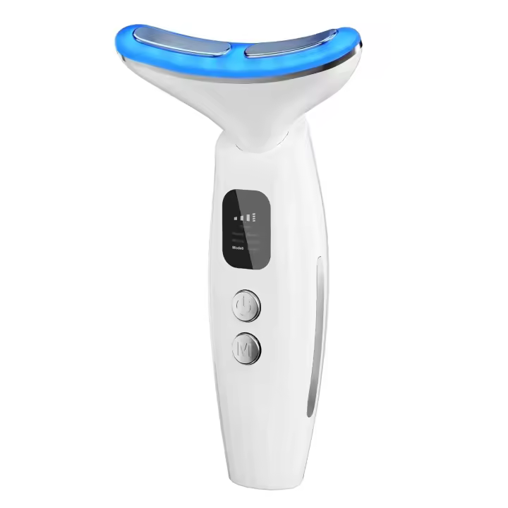 Masajeador eléctrico para cuello y cara, herramienta multifuncional para el cuidado de la piel, 7 en 1 - 1