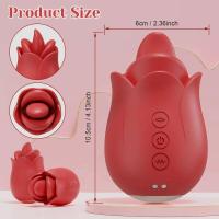 Embalaje privado SEX Rose Powerful Swing Vibrador para lamer la lengua Clítoris Vibración del pezón Mase Vibradores Punto G Masturbación Juguetes sexuales para - details 3