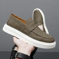 Zapatos de Cuero Casuales para Hombres Hechos a Mano Mocasines y Náuticos con Estilo al Aire Libre - details 2