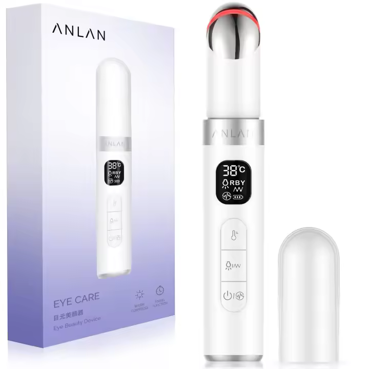 Anlan Masajeador de Ojos Eléctrico Levantamiento de Piel con Terapia de Fotones LED - 1
