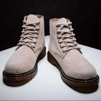 Botines informales para exteriores con suela gruesa para hombre, botas cálidas de piel de invierno - details 6