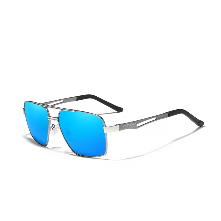 KINGSEVEN-gafas de sol polarizadas de aluminio para hombre, lentes de sol masculinas con espejo, deportivas, para conducir, N7755 - 1