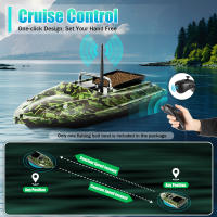 Barco de Cebo de Pesca Navegación GPS Control Remoto Inalámbrico 500m para Llagos Camuflaje - details 5