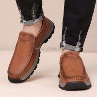 Nuevos zapatos informales de alta calidad + cuero + vestido + zapatos antideslizantes de cuero genuino para hombre 2025 zapatos deportivos formales italianos de lujo de marca - details 3