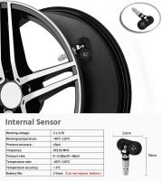 Sistema de Monitor de alarma de neumáticos de coche TPMS inteligente, pantalla de 4 sensores, advertencia de temperatura de presión de neumáticos inteligente Solar - details 10