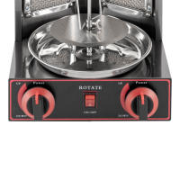 Máquina Shawarma Vertical de Gas Doner Kebab Grill giroscopio asador horno carne asador con 2 quemadores para cocina comercial de restaurante en casa - details 2