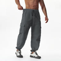 Pantalones cargo de moda de verano holgados de estilo coreano para hombre con piernas cónicas - details 21