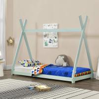 Cama para niños pequeños Cama Infantil 160 x 80cm Estructura Tipi de Madera Pino Color Pino Natural - details 38
