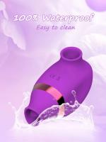 Consolador de pene potente vibrador de clítoris vaginal chupando y lamiendo estimulación dual masajeador femenino juguete sexual para adultos - details 4