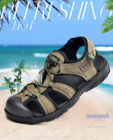 Sandalias de cuero de verano para hombre, zapatos de playa transpirables, cómodas sandalias suaves para caminar y senderismo, sandalias atléticas antideslizantes para exteriores - details 2
