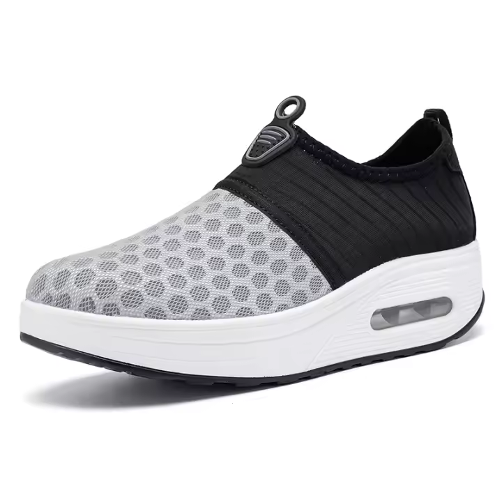 Zapatillas de deporte con cojín de aire para mujer, zapatos de tenis para correr, zapatos ligeros para caminar con soporte para arco - 1