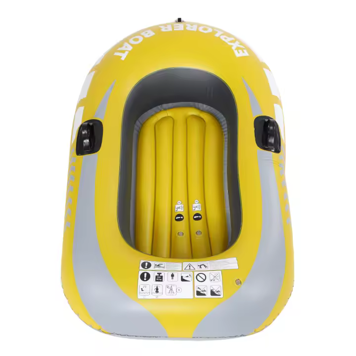 Canoa de Kayak inflable de PVC, bote aéreo de remos, pesca a la deriva, buceo, 1 persona - 1