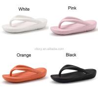 Chanclas de mujer Logo EVA cómodas y ligeras zapatillas de playa de 4 cm de grosor - details 0