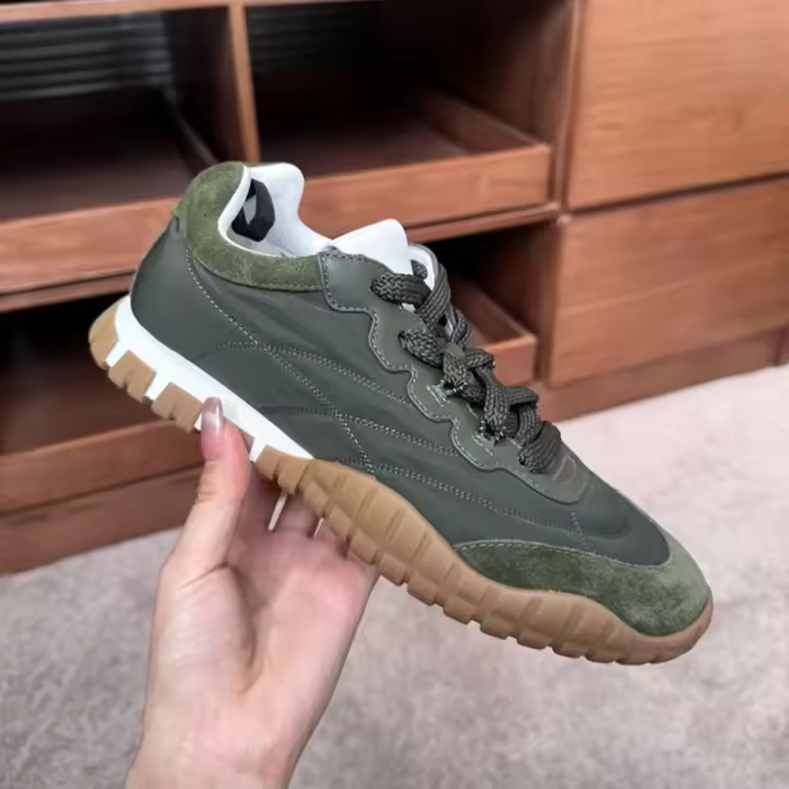 Nuevo estilo retro cabeza redonda hacer viejo encaje de zapatos de entrenamiento de las mujeres versátil casual Gump zapatos zapatos de tabla - 1