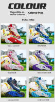 Zapatos de fútbol versátiles, uñas rotas TF, césped artificial para campos deportivos, entrenamiento de competición, antideslizante y transpirable - details 10