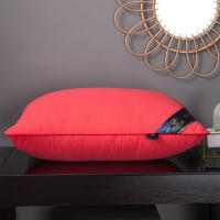 Almohada de cama de poliéster suave y cómoda, almohadas blancas para dormir de lado y espalda y estómago - details 5