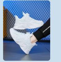 Zapatillas De Correr Para Niños 2023 Zapatos Deportivos Blancos Para Niños Y Niñas Casual Transpirables De Cuero Con Cordones Y Hebilla Adecuadas Para Otoño - details 14