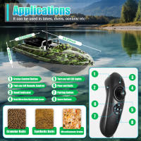 Barco de Cebo de Pesca Navegación GPS Control Remoto Inalámbrico 500m para Llagos Camuflaje - details 1