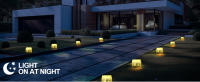 Luz LED de ladrillo para decoración de jardín, camino, Patio, pasarela, Patio, exterior, paisaje, Solar, 6 paquetes - details 5