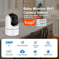 Cámara IP WiFi Tuya 5G Para Interiores, Inalámbrica, De 6 MP, Con Seguimiento Automático, Monitor Para Bebés, Visión Nocturna Por Infrarrojos Y Zoom De 6x. - details 0