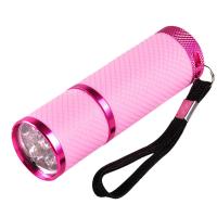 Lámpara de uñas UV 9 LED, secador profesional de esmalte de Gel de curado, Linterna de mano, herramientas profesionales de arte de uñas, Rosa - details 0