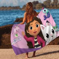 G-Gabbys D-Dollhouse Toalla de anime Toallas de baño coloridas para niña Microfibra Rápida personalizada Arena Libre Playa Yoga Spa Gimnasio Piscina - details 9