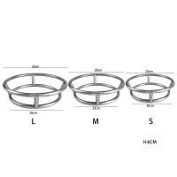 Redondo de alta calidad para olla, estufa de Gas, sartén, estante de anillo, estante de doble aislamiento, soporte para suministros de cocina, estante para Wok - details 13