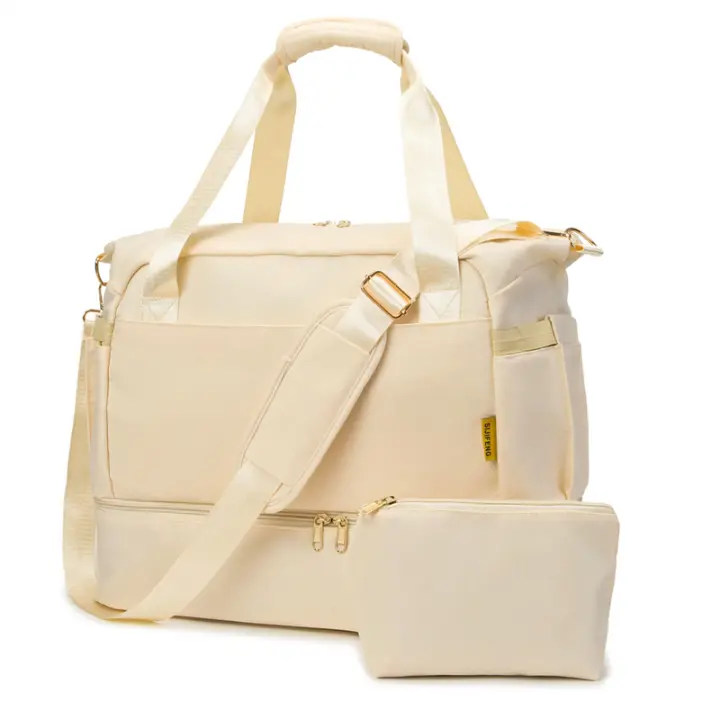 Nueva Bolsa de Lona Impermeable Multifuncional Transpirable, Duradera, Separación en Seco y Húmedo, Gran Capacidad para Deportes y Viajes - 1