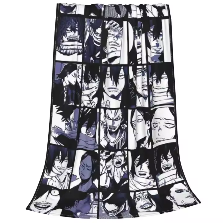 Aizawa Shota Collage manta polar My Hero Academia mantas cálidas para coche sofá colcha - 1