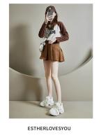 2025 primavera otoño zapatillas gruesas para mujer zapatos deportivos de plataforma transpirables para mujer zapatos vulcanizados de suela gruesa de moda - details 3