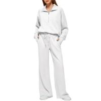 YC1508 Conjunto Casual de Mujer de Dos Piezas: Sudaderas de Gran Tamaño y Pantalones de Pierna Ancha para Mujer - details 3