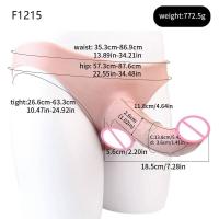 Leten FAAK-pantalones de silicona con funda realista, ropa interior con consolador hueco, arnés, Juguetes sexuales para hombres - details 39