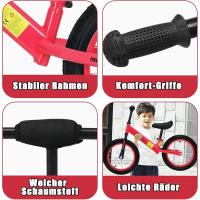 Bicicleta sin Pedales para Niños 16 Pulgadas de 3 4 5 6 7 Años Niña y Niño, Manillar y Sillín Ajustables, Ruedas de Goma, Cuadro de Acero al Carbono, hasta 45 kg - details 17