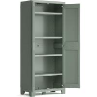 Caja de Almacenamiento de Resina Impermeable 2 Puertas, 4 Baldas Regulables en Altura - details 3