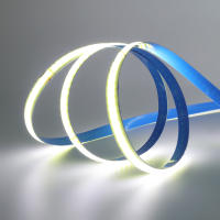 Tira de luces LED COB de 220V y 240V para interior, cinta Flexible no impermeable, superbrillante, RA90, 240LED/m, 5M, 10M/rollo, sin energía - details 8