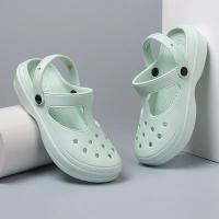 Zapatillas de Eva de Moda para Mujer Bebealy Suela Gruesa, Resistente al Desgaste, Impermeables para Uso al Aire Libre - details 0