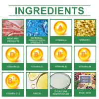 Cápsulas Multivitamínicas Lei Gong para Gatos Mejora la Salud del Pelaje, Protección Ocular, Impulso de Energía Diario 80Pcs No Eléctricas, con Vitaminas A, B, C, E, K - details 5