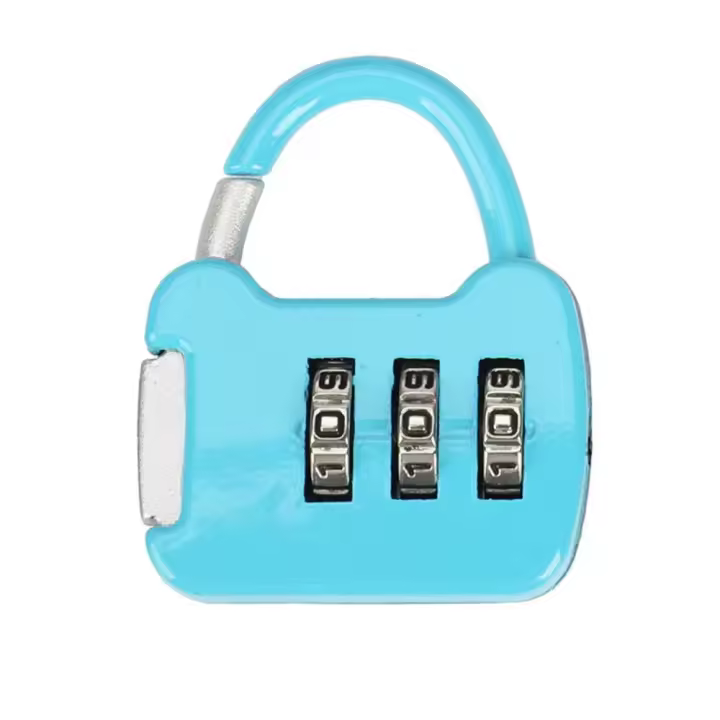 Mini candado con contraseña de 8 colores, cerradura de aleación, cerradura de código aduanero, candado para cajón de gabinete, cerradura de equipaje, mochila antirrobo, cerradura con cremallera - 1