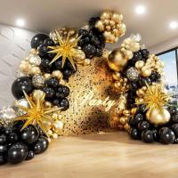 Kit de Arco de Globos Blancos y Dorados Decoración de Fiesta de Boda, Aniversario, Cumpleaños - details 4