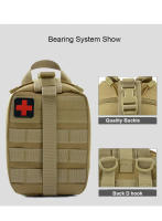 Kit de primeros auxilios táctico militar, bolsa médica de emergencia para exteriores, ejército, caza, coche, Camping, Molle, herramienta de supervivencia, organizador EDC - details 2
