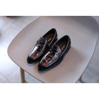 Zapatos de cuero de estilo británico para niños, calzado de tacón bajo, Punta puntiaguda, versátil, para boda - details 8