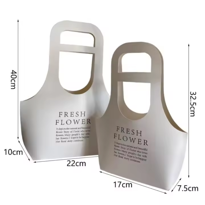 Caja de flores de boda, bolsa de embalaje de ramo de papel Kraft, Cajas de Regalo, bolso de flores, envoltura Floral de papel impermeable, nuevo - 1