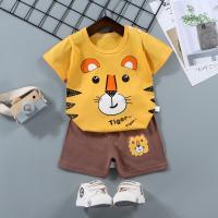 Conjunto de Manga Corta para Niños Puro Algodón Camisetas de Verano para Bebés - details 14