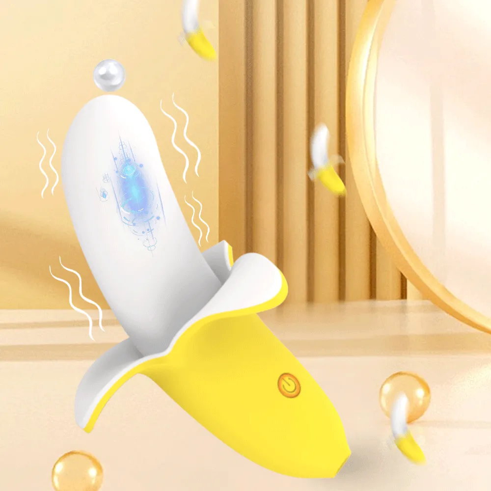 Vibrador de Dildo de Mini Banana para Mujeres Estimulador de Clítoris Vagina y Anal Juguetes Sexuales para Adultos Marca Kaelynn - details 14